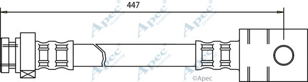 APEC BRAKING Тормозной шланг HOS3332